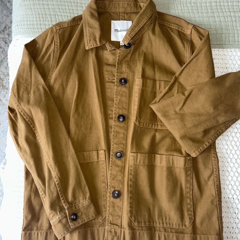 Madewell Brown Lightweight Chore Shirt Jacket